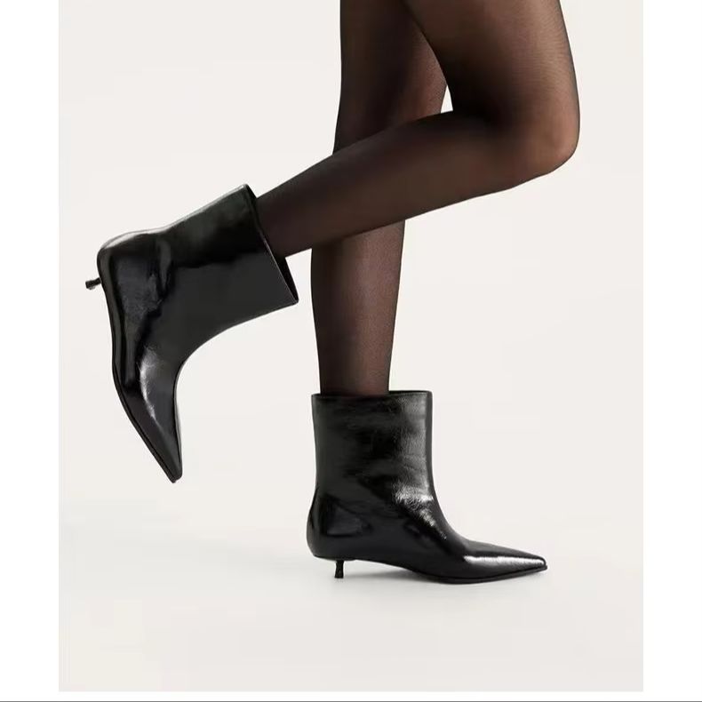 Leather Classic Strap - Nouvelles bottines d'automne-hiver pour femmes, en