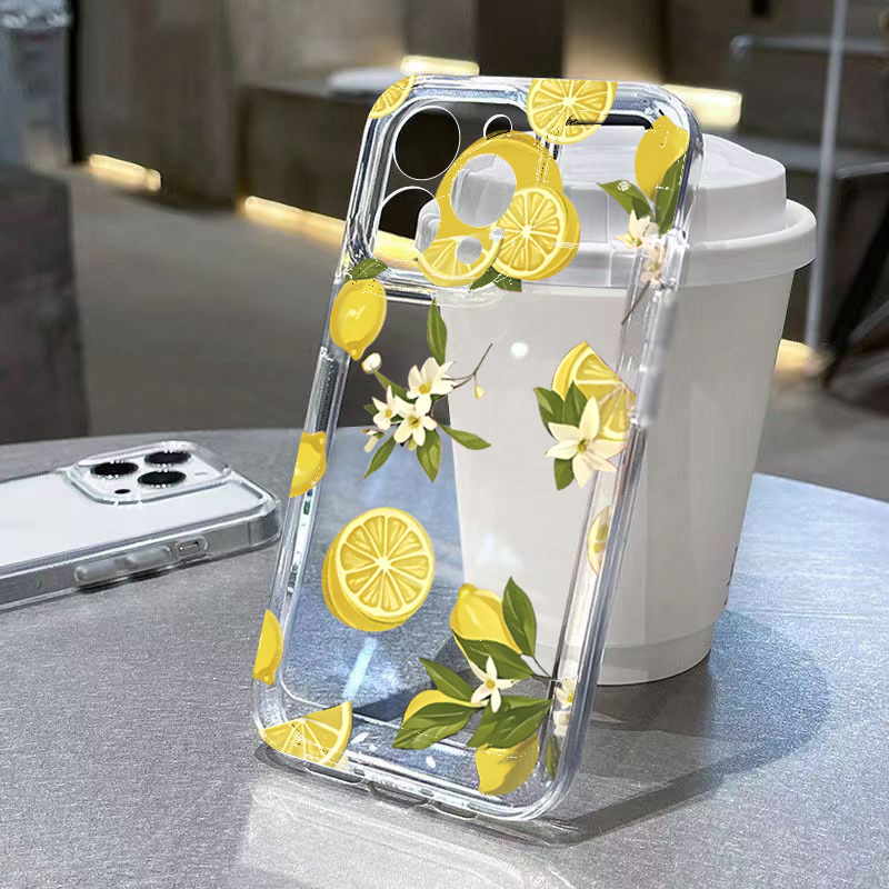 Samsung Galaxy S24 - Coque de téléphone transparente, fruits d'été,