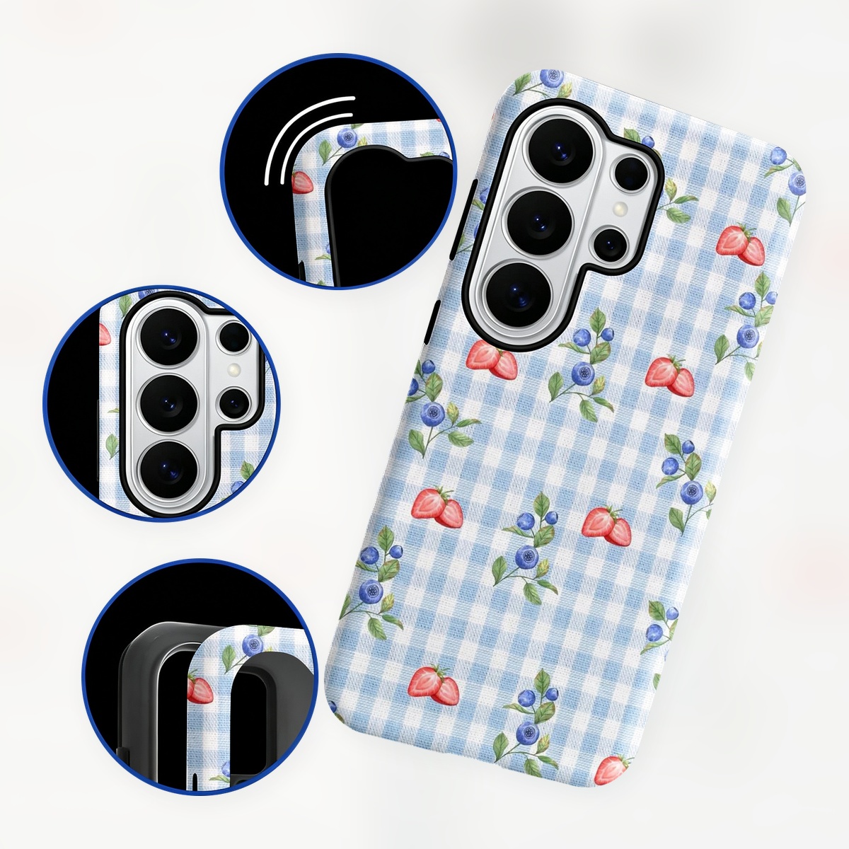 fraise myrtille carreaux 2-in- - Samsung Galaxy S24 avis et prix