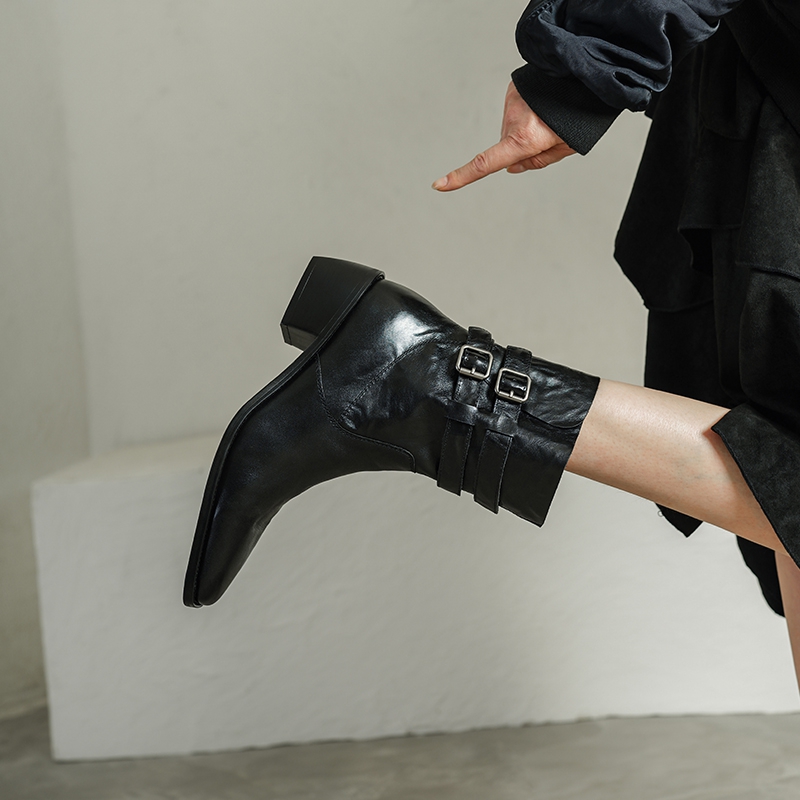 Nouvelles bottes d'automne pou - Leather Classic Strap avis et prix