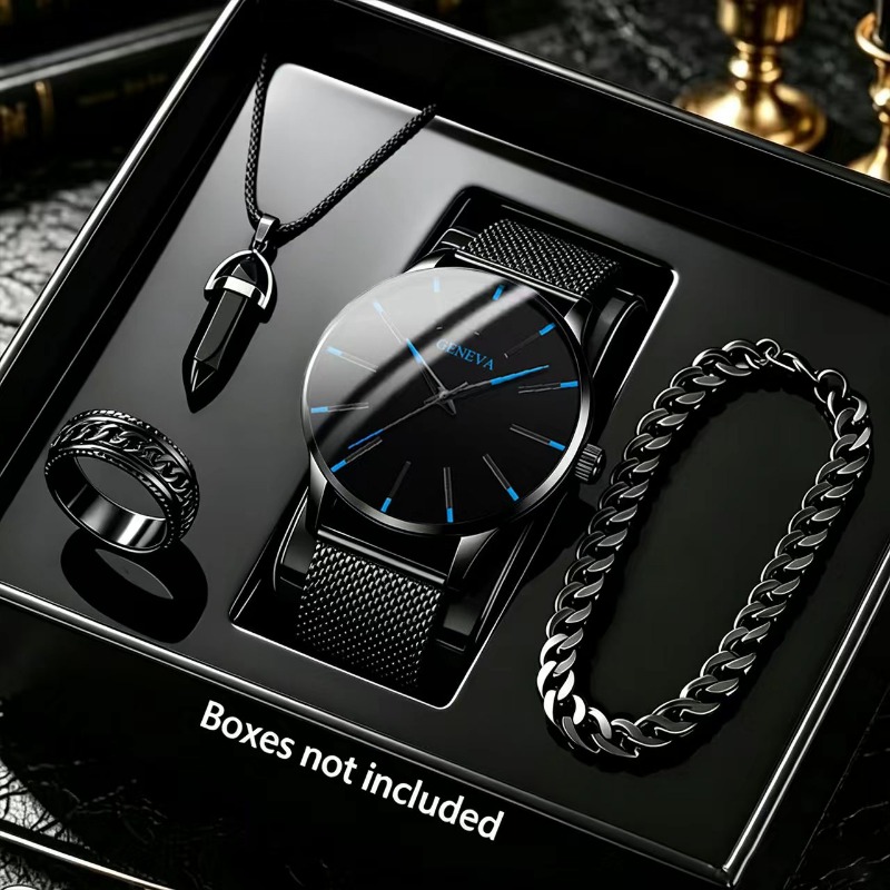 Ensemble de 4 montres à quartz - Best Smartwatch Accessories avis et prix